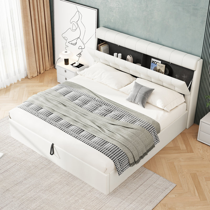 Cartina Bed, Kingsize (5'), White
