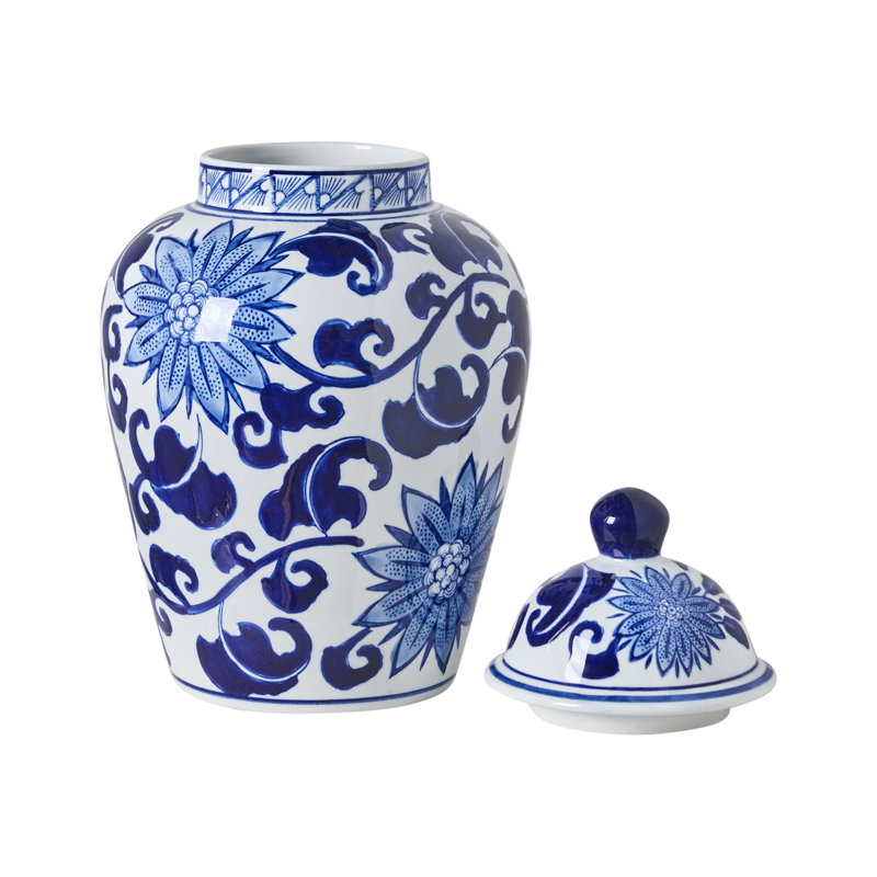 Handmade Porcelain Ginger Jar