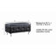Banc de rangement avec repose-pieds Glam-1072714235