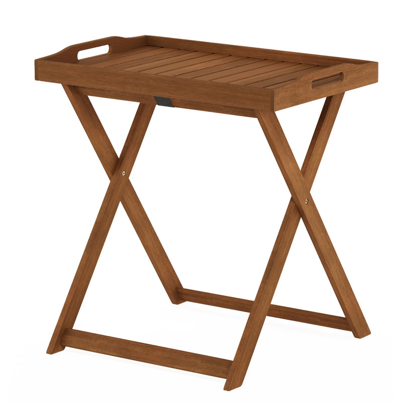 Ayca Rectangular Folding Outdoor Bistro Table , 24.5'' in. W 18.9'' in. D