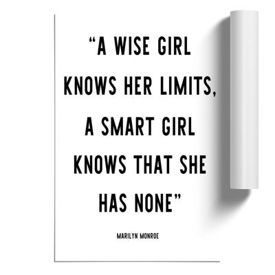 A Smart Girl - No Frame Print