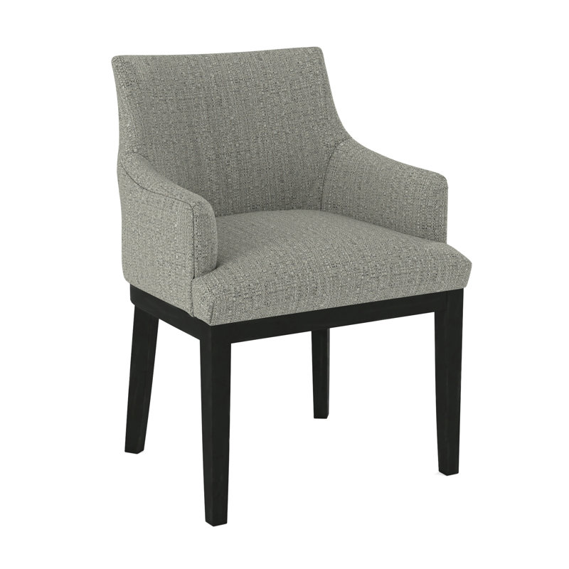 Upholstered Arm Chair, Black, 61703-88