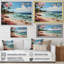 Beach Tropical Paradise Pointillism II - Nautical & Beach Canvas Prints-1098729478-1098729479