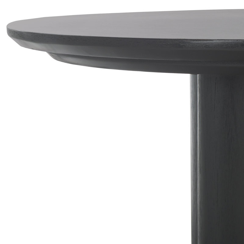 Barnard Oval Wood Coffee Table, Black