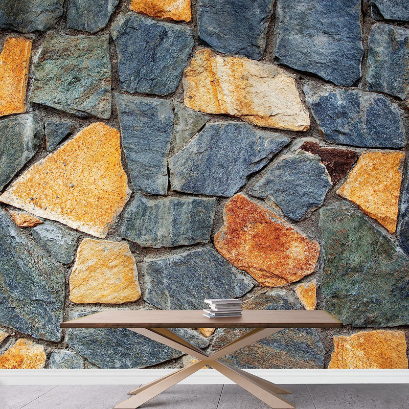 Stone Peel & Stick Border, 100" L x 144" W