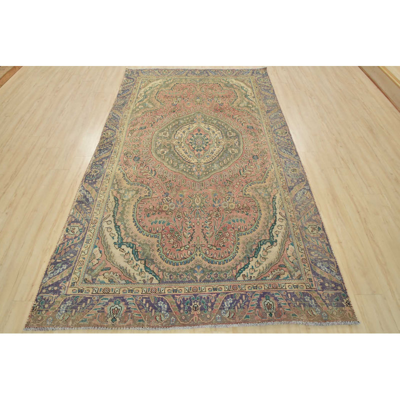 One-of-a-Kind 6’3” X 9’8” Wool Area Rug in Red