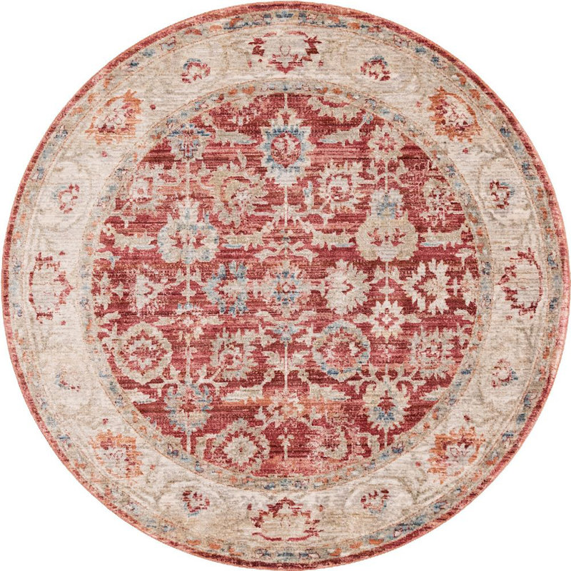 Giampiera Oriental Indoor Rug, Round 5'3"