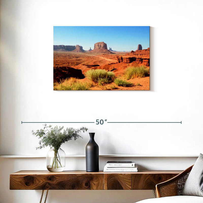 Alvord American West Awesome Monument Valley, H 20 po x l 30 po