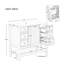 Ensemble de meuble-lavabo simple 36 po avec comptoir en céramique Tylerr-1203159500