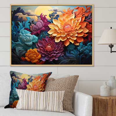 Sian Art Mandala Sky I - Asian Canvas Wall Art