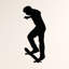Adhésif décoratif Skateboard Silhouette-161691879