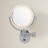 Ake 8" Lighted Wall Mount Magnified Makeup Mirror, Plug In-1810882058