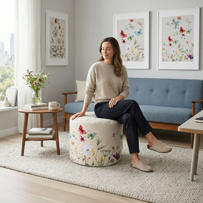 Metheny Upholstered Pouf