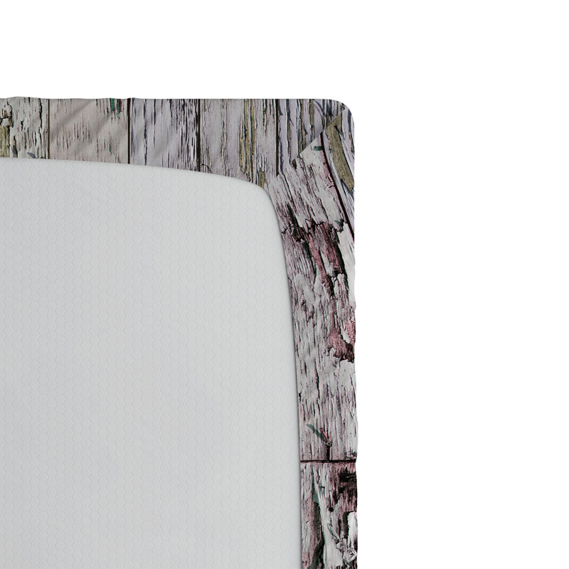 Ensemble de 2 draps-housses Ambesonne, Multicolore / bois et déclin 1, Drap-housse simple TG