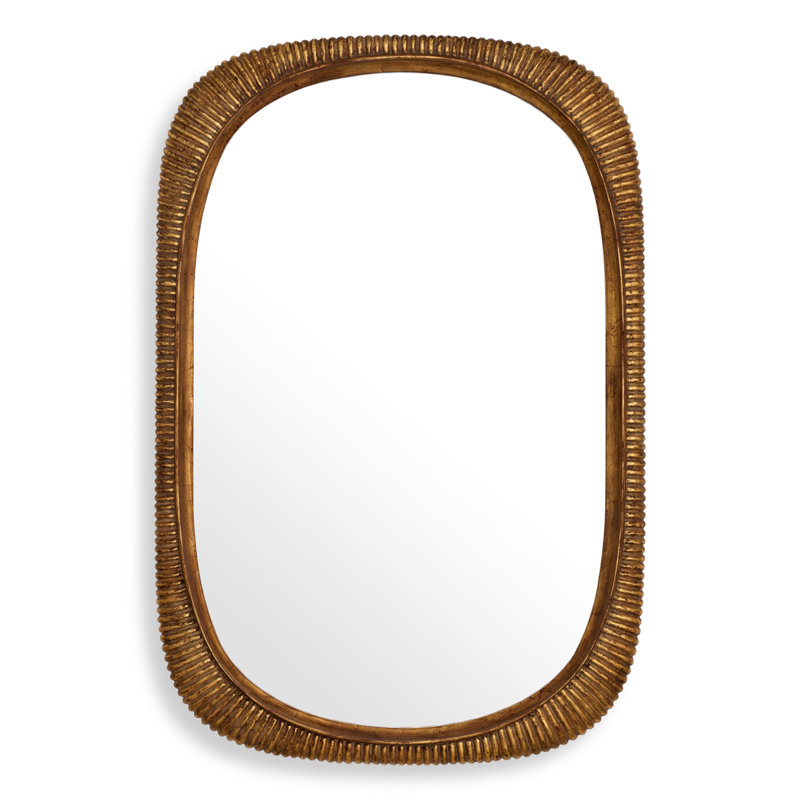 Casimir Rectangle Solid Wood Wall Mirror