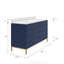 Meuble-lavabo de comptoir en marbre blanc 60 "avec miroir Bristol Carrara Bristol-863100452