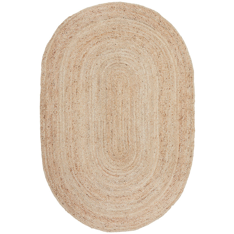 Oval Revamp Solid Colour Area Rug, Oval  120 x 120 cm