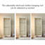 Armoire de rangement peinte de style français