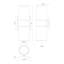 Lund LED Outdoor Armed Sconce-71261424-116659042