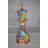 Giant Checkmate King Graffiti Resin Statue, LaGrange Modern Art Decor for Home/Office, 6"Lx6"W x19"H