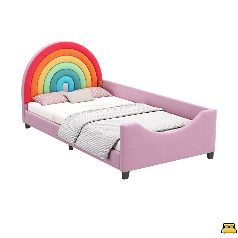 Lit de jour simple rembourré style princesse