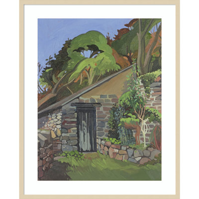 The Shed Clovelly by Anna Teasdale - Single Picture Frame Print -  Red Barrel Studio®, 21163130FB3B4B6989BA8B3290F5EC3F