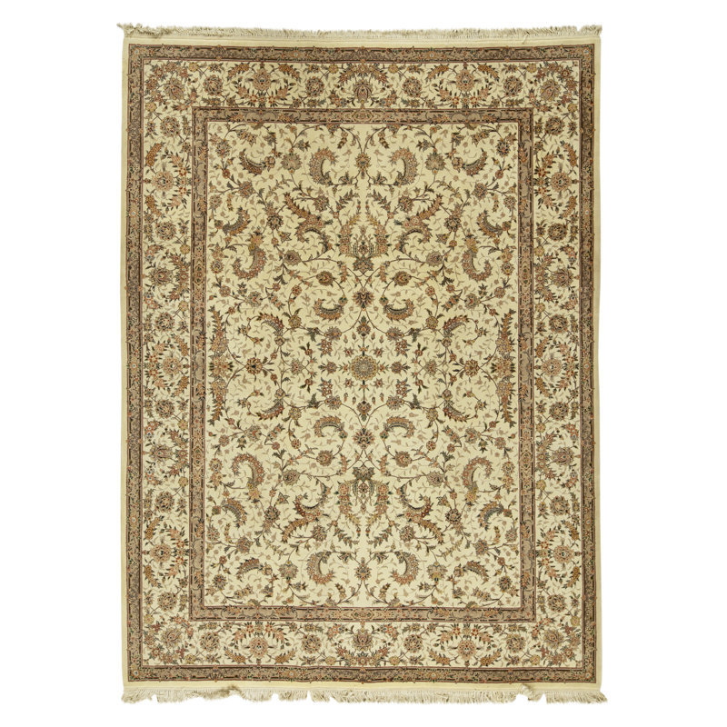 Tapis rectangulaire noué à la main