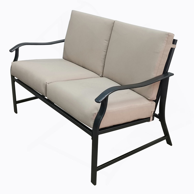 LOVESEAT AND  TABLE Schwarz B