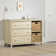 Cotton Candy 3-Drawer Dresser with Storage Baskets