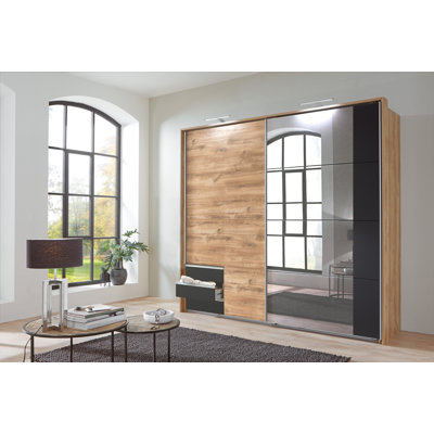Isam 2 Door Manufactured Wood Wardrobe
