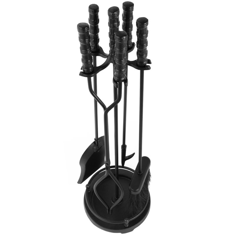 Rougui Iron Fireplace Tool Set