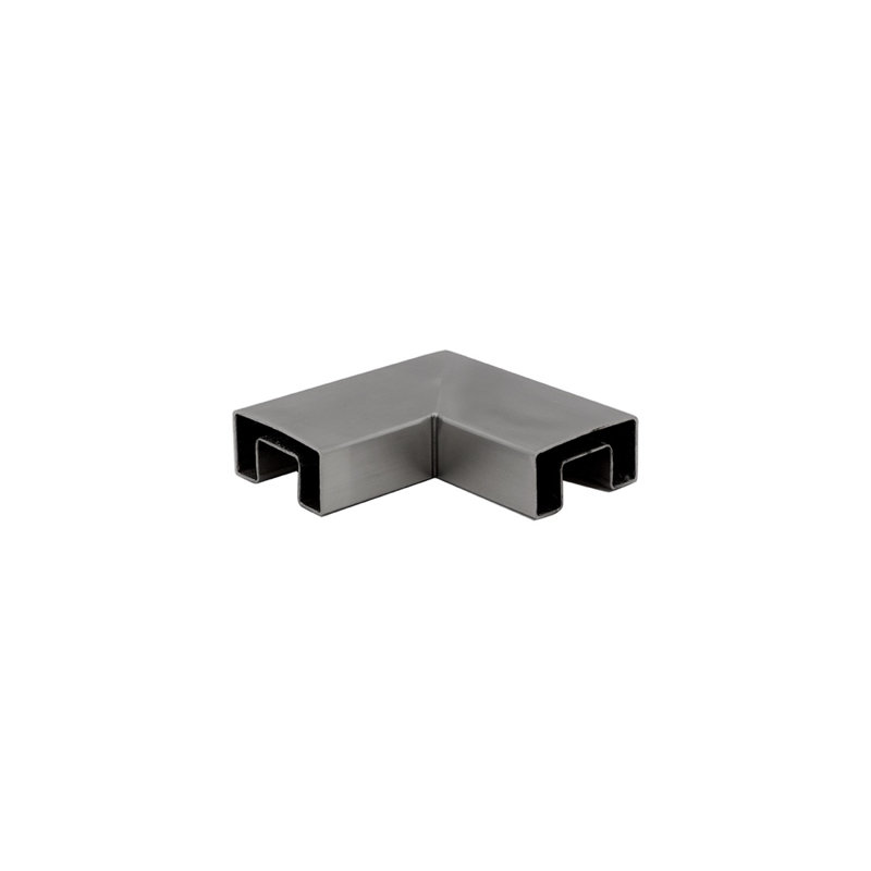 Barre d'angle 90 degrés FHC REC2HBS, Brushed Stainless