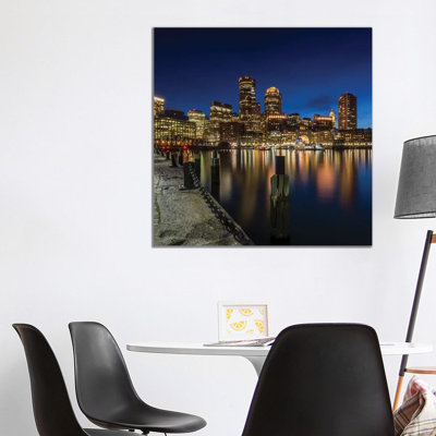 Boston Fan Pier Park View 1 Piece Wall Art on Canvas