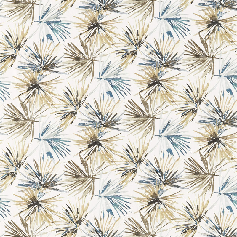 Aucuba Fabric, Ink/Gold