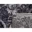 8'x10' Black Wool and Silk Sickle Leaf Design Soft Pile Hand Knotted Rug 291C9BEB92E142EB9442317E8FD84350