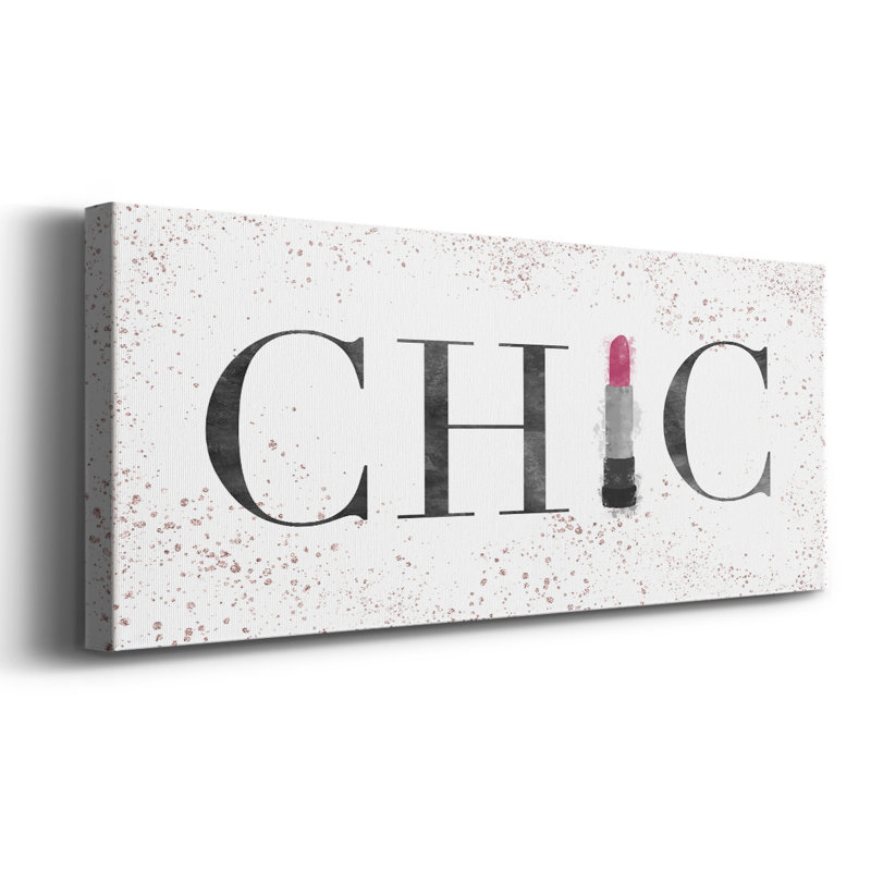 Chic sur toile, H 12 po x l 30 po x P 1,5 po