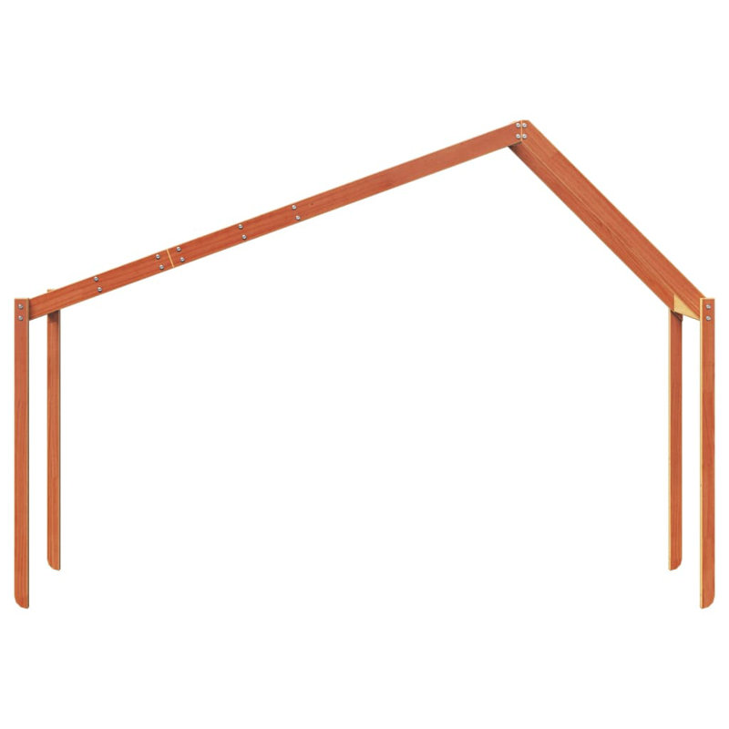 Pyron Bunk Bed Accessories, 142cm H x 203cm L x 80.5cm W, Wax Brown