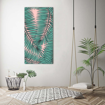 Leaves Of Palm - Wrapped Canvas Print