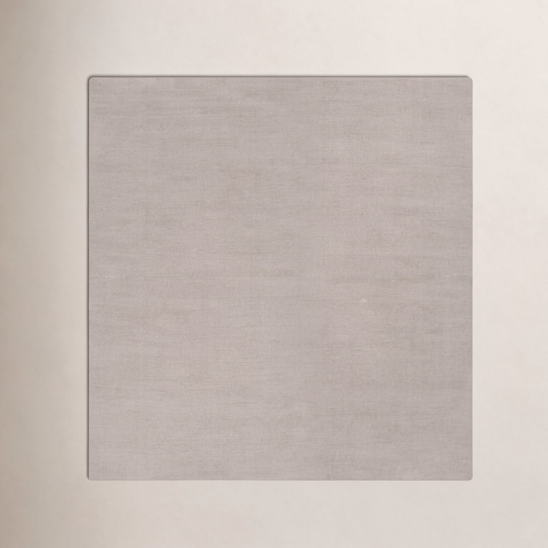 Crowe Wool Doeskin Area Rug, Square 8'