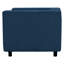 Upholstered Corduroy Club Chair-1420975108