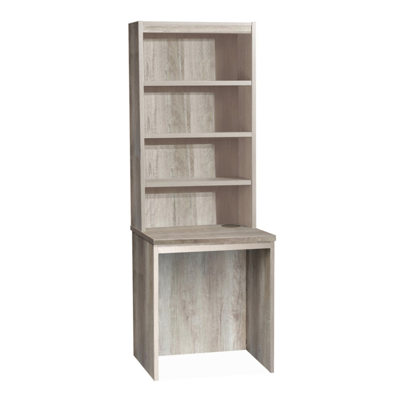 Finlay Solid Wood Base Writing Desk, Grey Nebraska