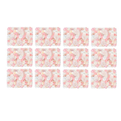 Panneaux muraux à fleurs artificielles