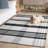 Striped Kilim 902 Hand Loomed 80% Wool; 20% Cotton Plaid Rug-114659594