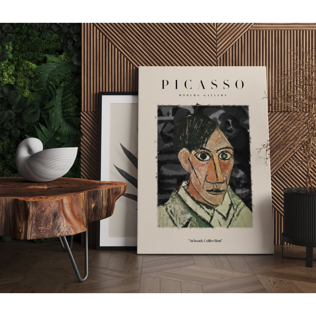 Picasso Art Collection - Mann Als Leinwandbild Art_0890