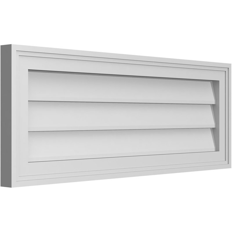 Cadre en brique, brun clair apprêté, H 12 po x l 32 po x P 1,5 po