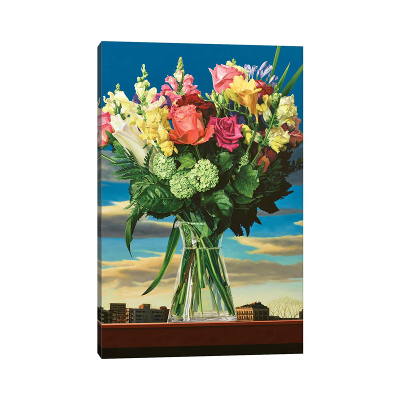 Summer In A Vase by Ross Jones - Wrapped Canvas Print, 30.48 cm H x 45.72 cm W