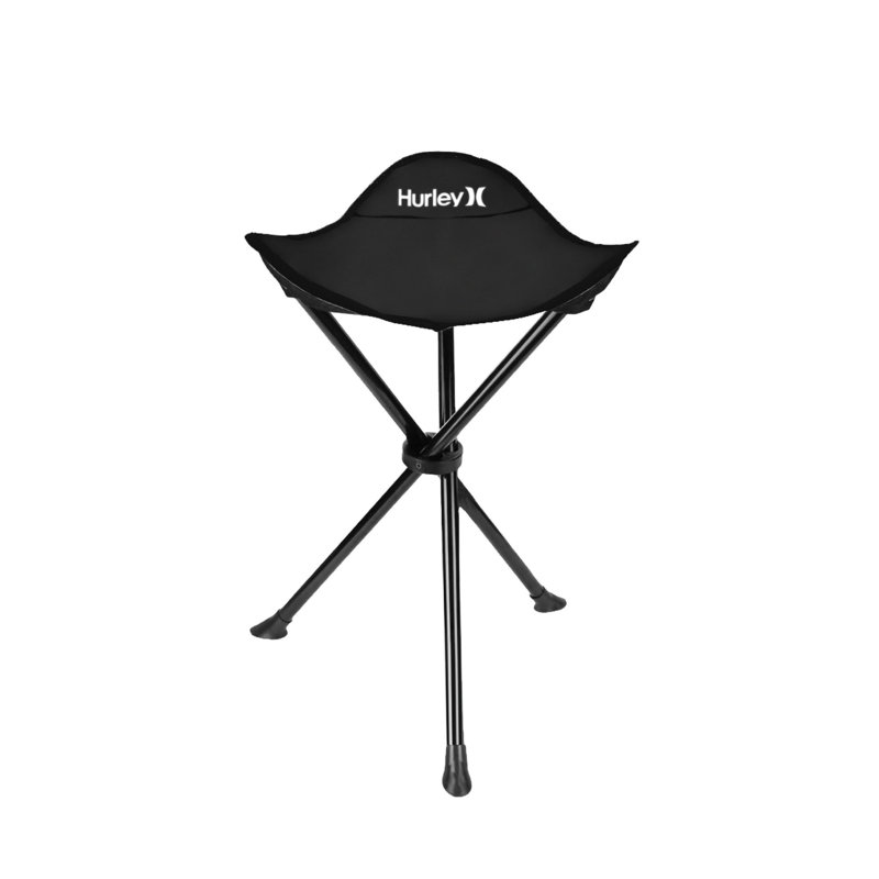 Tabouret pliable Hurley, Noir