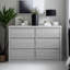 Brannick 46.5" W Handleless 6-Drawer Double Dresser-94481525