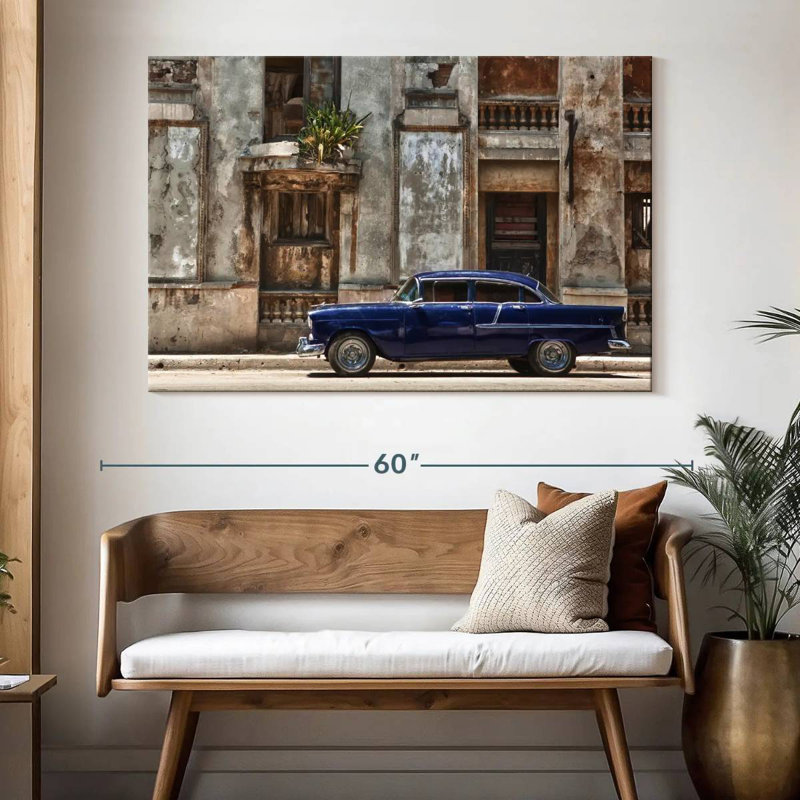 Voiture rétro Mehar Havana, H 34 po x l 51 po