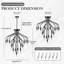 17-light Black Chandeliers, Ceiling Light For Dining Living Room-412662292